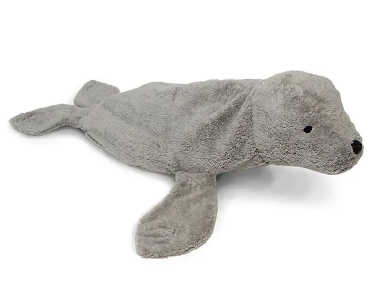 Meest Verkocht Senger Knuffel met warmtekussen, Zeehond Grijs Groot
