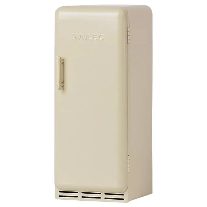 Maileg metalen koelkast, Miniature Fridge, Creme 22cm Korting