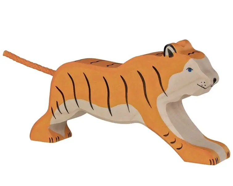 Nieuw Holztiger Houten Tijger lopend