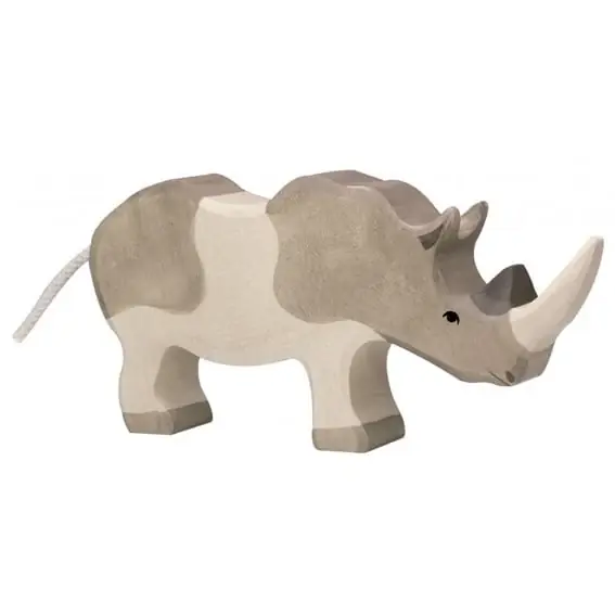Holztiger Houten Neushoorn Speciale Aanbieding