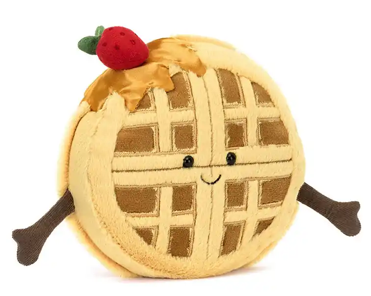 Jellycat Knuffel Wafel, Amuseables Rene Waffle, 15cm Korting