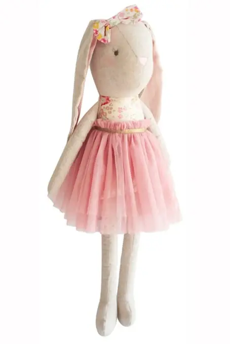 Exclusieve Aanbieding Alimrose Knuffel Konijn, Pearl Cuddle Bunny Blush, 55 cm