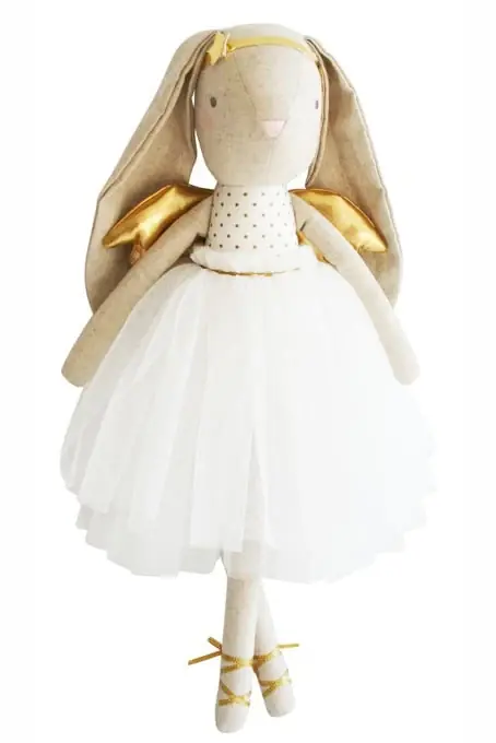 Gereduceerde Prijs Alimrose Knuffel Konijn, Estelle Angel Bunny Gold , 50 cm