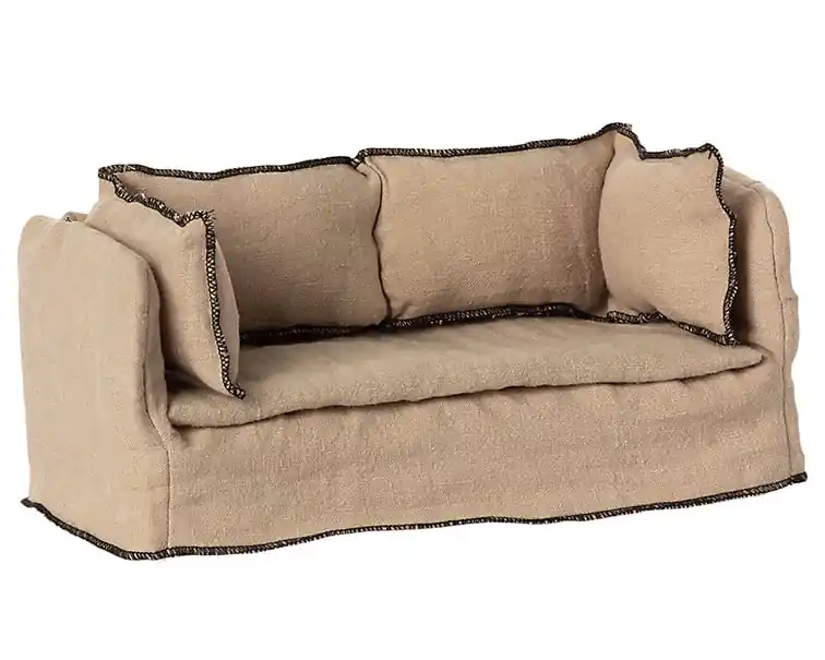 Maileg bankje, Miniature couch, 22 cm breed Betrouwbaar