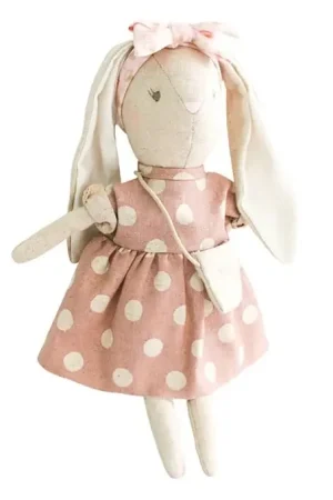 Beperkte Voorraad Alimrose Knuffel Konijn, Mini Sofia Bunny Mauve, 27 cm