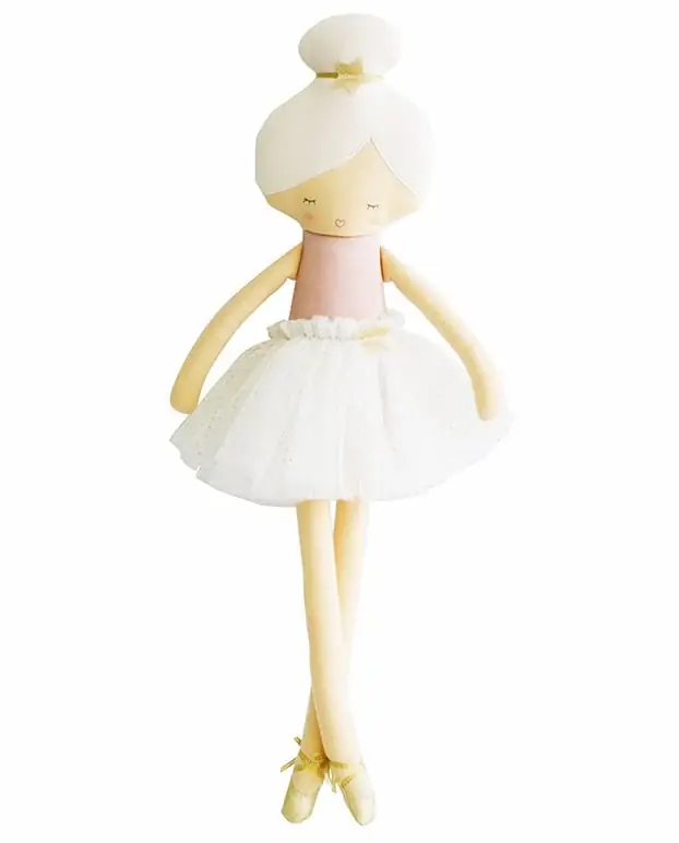 Alimrose Knuffelpop, Arabella Ballerina Pale Pink, 60 cm Premium