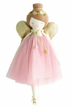 Alimrose Knuffelpop, Mia Fairy Doll Blush, 50 cm Tijdelijk Beschikbaar