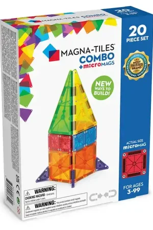Veilige Betaling Magna-Tiles Magnetische tegels Combo met micromags 20-delig