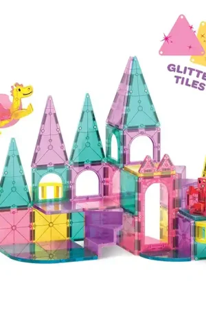 Gecertificeerd Magna-Tiles Magnetische tegels Castle DLX 48 stuks