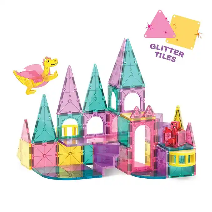 Gecertificeerd Magna-Tiles Magnetische tegels Castle DLX 48 stuks