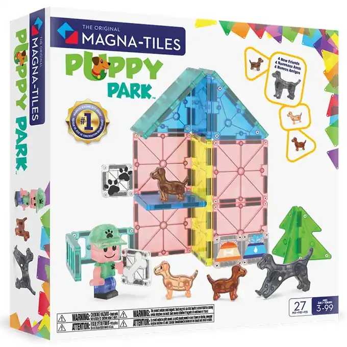 Magna-Tiles Magnetische tegels Puppy park 27 stuks Express Levering