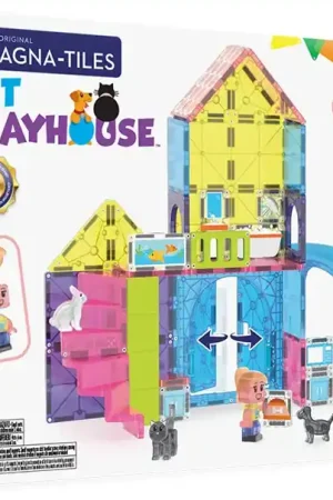 Express Levering Magna-Tiles Magnetische tegels Pet Playhouse 50 stuks