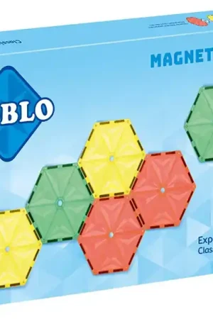 Veilige Betaling Coblo magnetische tegels hexagon classic 6 stuks