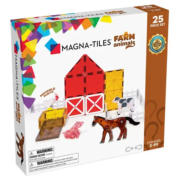 Populair Magna-Tiles Magnetische tegels Farm animals 25 stuks