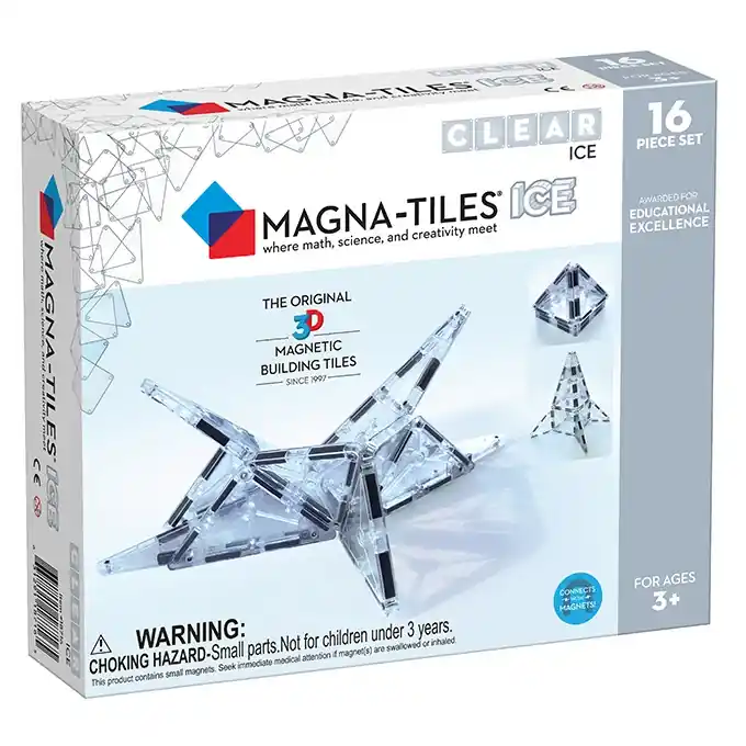 Rechtstreeks Van De Fabrikant Magna-Tiles Magnetische tegels Ice 16 stuks