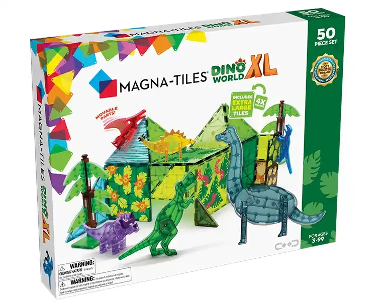 Dagaanbieding Magna-Tiles Magnetische tegels Dino World XL 50 stuks