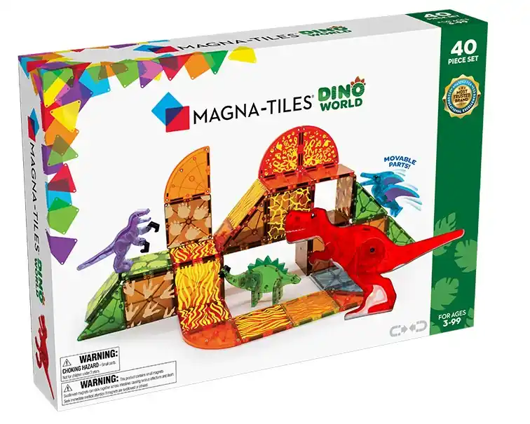 Magna-Tiles Magnetische tegels Dino World 40 stuks Korting