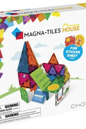 Finale Uitverkoop Magna-Tiles Magnetische tegels Mixed colors House, 28 stuks