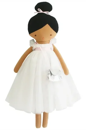 Alimrose Knuffelpop, Charlotte Doll Ivory, 48 cm Laatste Kans