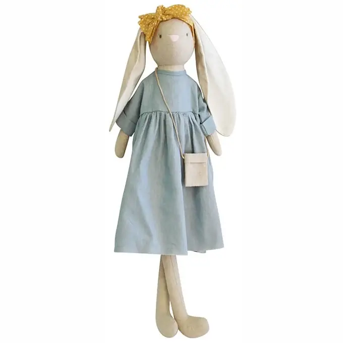 Alimrose Knuffel Konijn, Sofia Bunny Grey, 70 cm Beperkt Aanbod