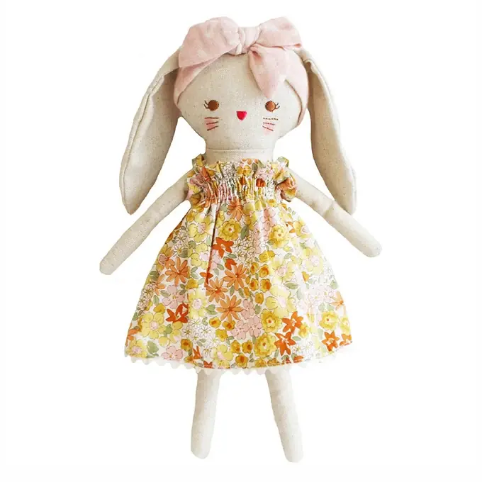 Alimrose Knuffel Konijn, Bopsy Bunny, Sweet Marigold, 26 cm Beperkte Voorraad
