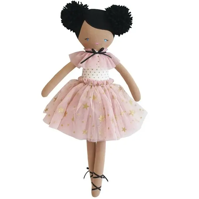 Alimrose Knuffelpop, Celine Doll - Blush Gold Star, 50 cm Rechtstreeks Van De Fabrikant
