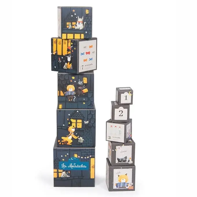 Bestseller Moulin Roty Stapeltoren, Les Moustaches