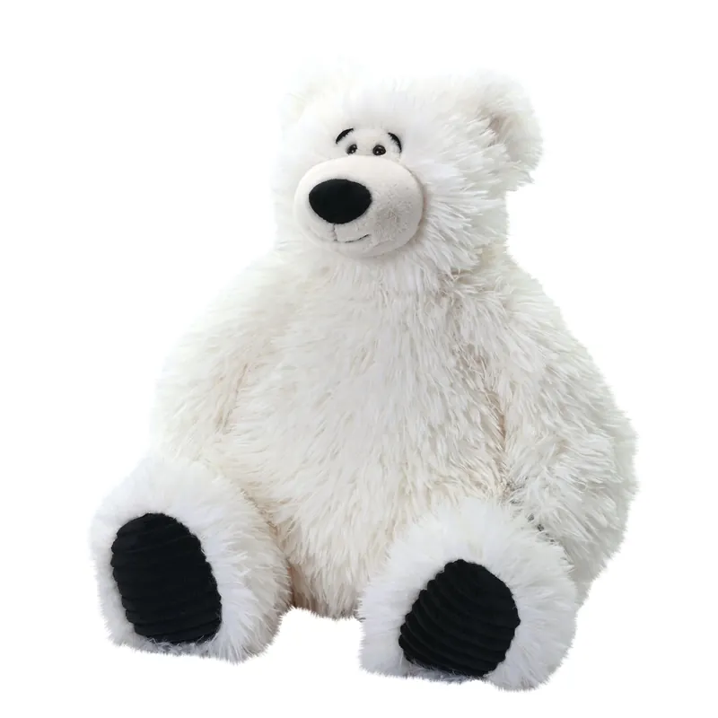 Hoge Kwaliteit Wild Republic ijsbeer knuffel - pluche - 40 cm - zittend - wit - pooldier - dierenknuffel