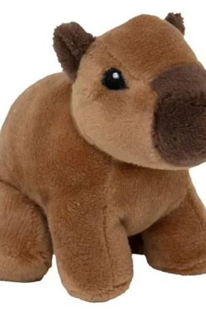 Bestseller Nature Planet capybara knuffel - pluche - bruin - 13 cm