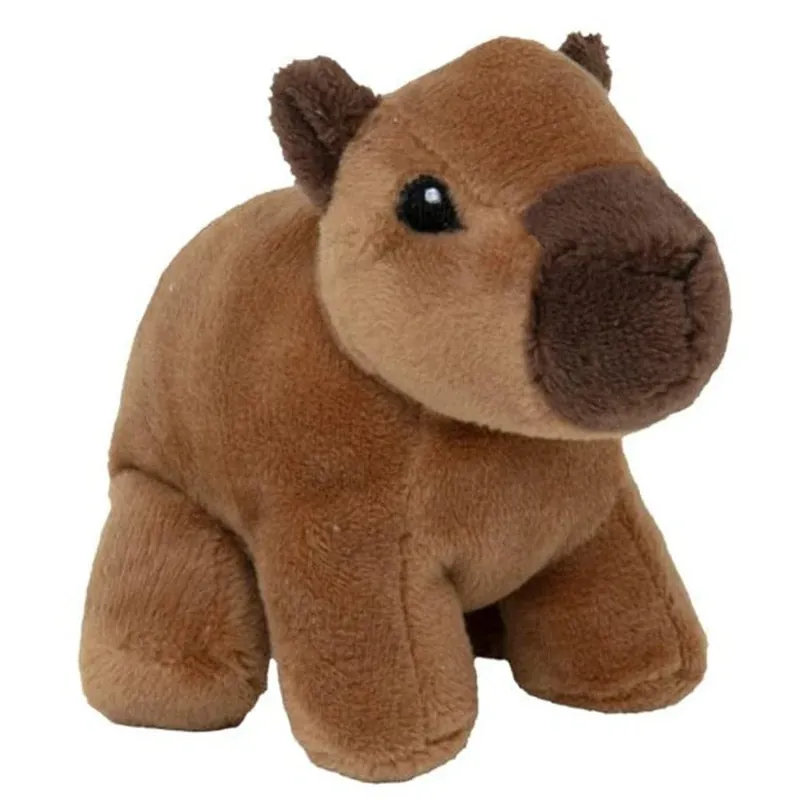 Bestseller Nature Planet capybara knuffel - pluche - bruin - 13 cm