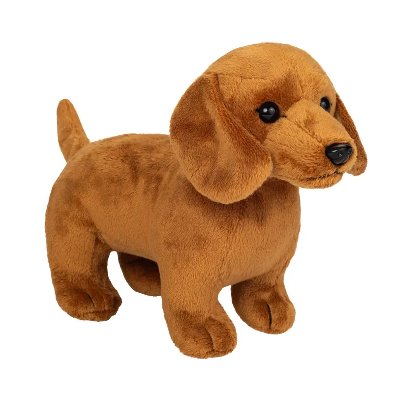 Koopje Teckel knuffel - pluche - lichtbruin - 21 cm - Hermann Teddy