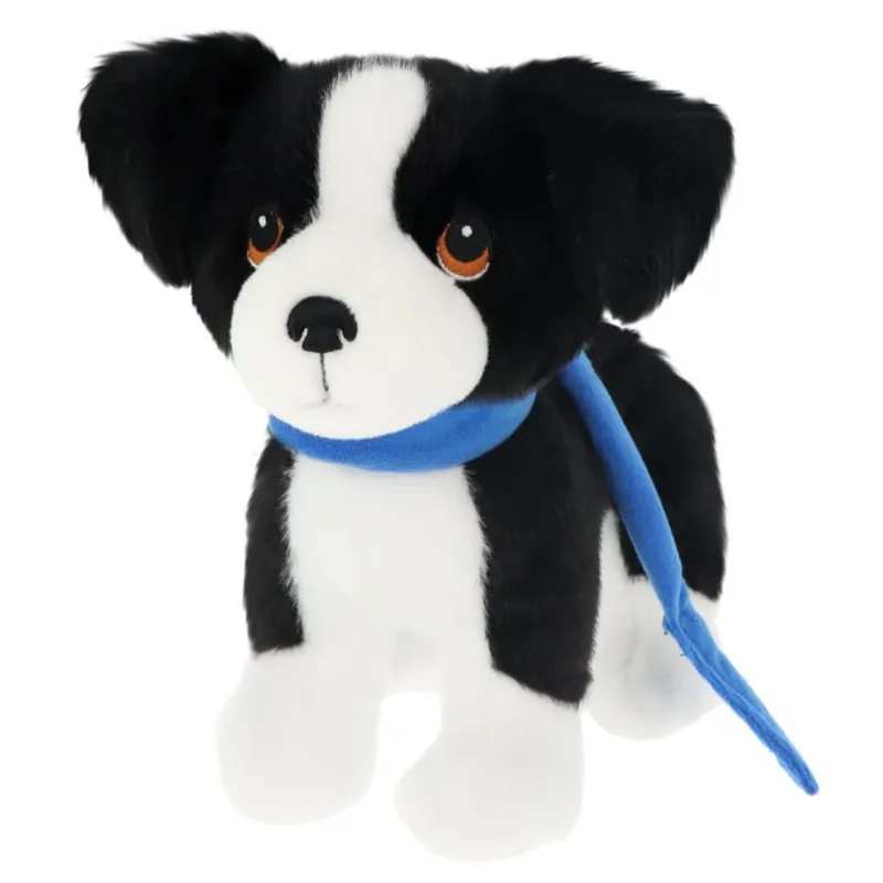 Exclusieve Aanbieding Keel Toys Border Collie knuffel - pluche - 23 cm - zwart-wit