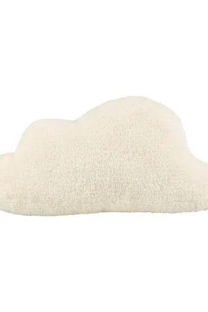 Sierkussen wolk - wit - polyester - 50 x 30 cm - kinderkamer Lage Kosten