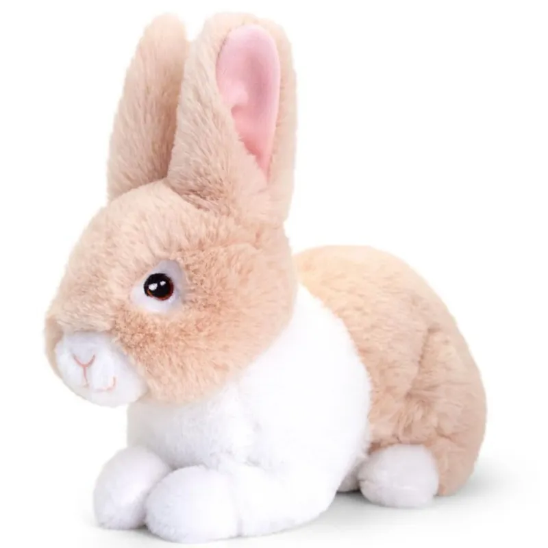 Favoriet Keel Toys konijn knuffel - pluche - beige - zittend - 18 cm