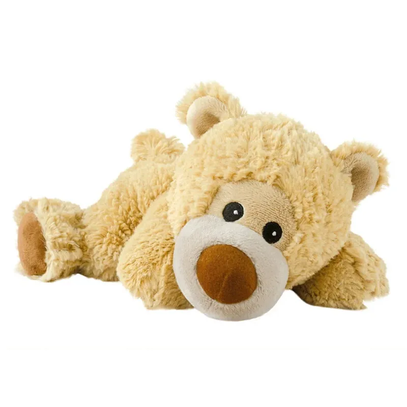 Warmies beer warmteknuffel - lichtbruin - 32 cm - magnetronknuffel Beperkte Voorraad