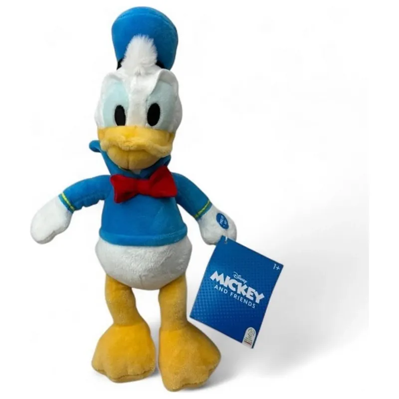 Disney Donald Duck knuffel - blauw - pluche - 25 cm Lage Kosten