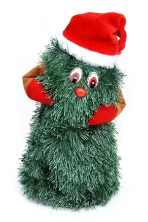 Zingende en dansende kerstboom – 20 cm – bewegend kerstfiguur – groene kerstdecoratie Veilige Betaling