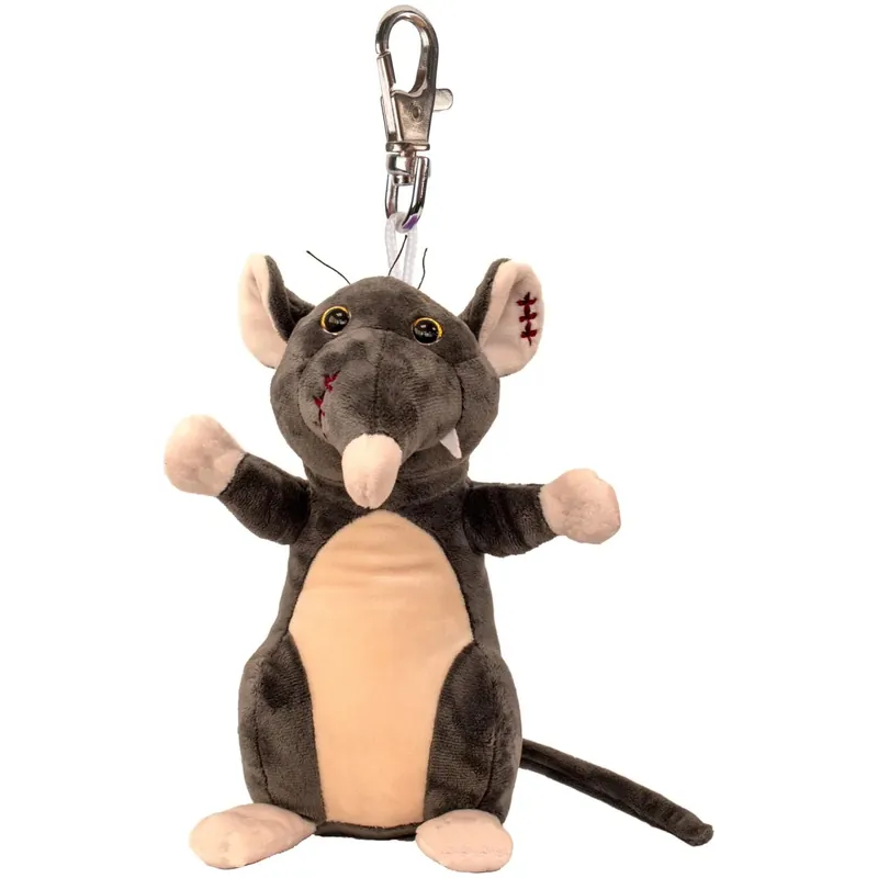 Nieuw Suki Gifts rat sleutelhanger – 10 cm – pluche mini knuffeldier – tashanger