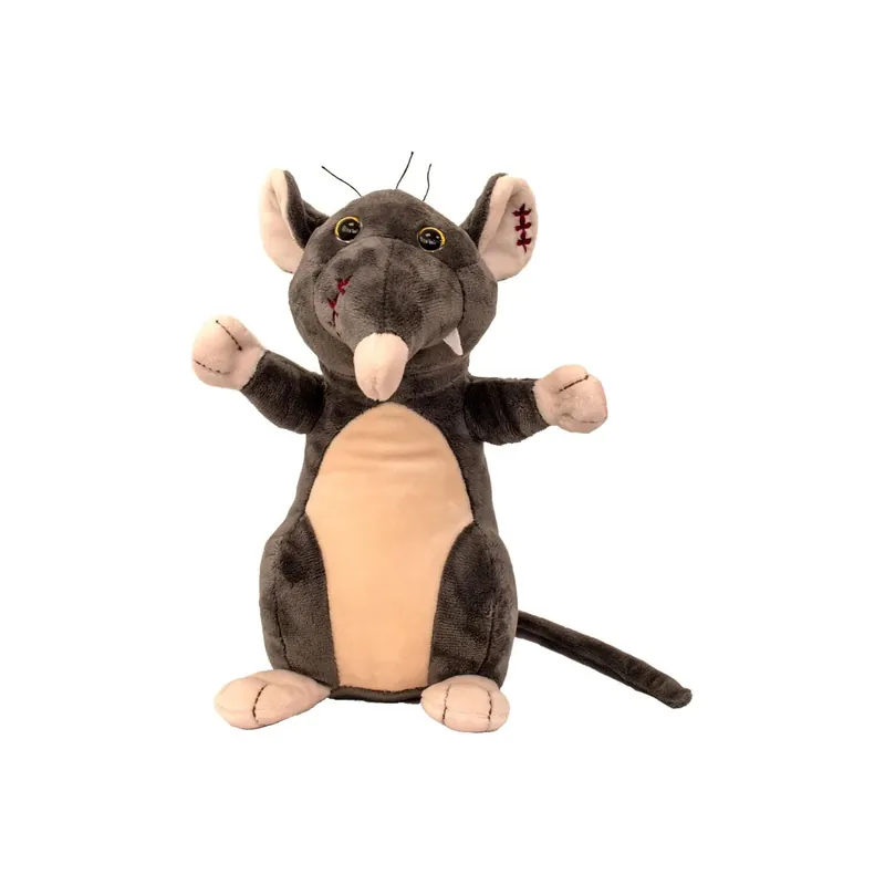 Suki Gifts pluche rat knuffel – grijs/bruin – 25 cm – zachte dierenknuffel Beste Prijs