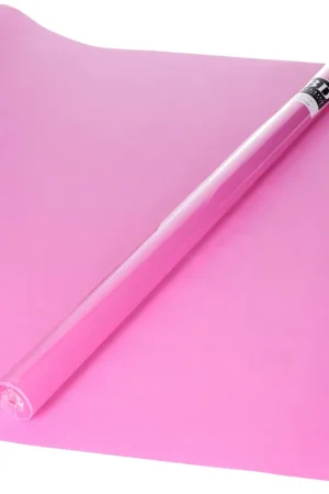 Bellatio Cadeaupapier - roze - 200x70 cm - inpakpapier Op = Op