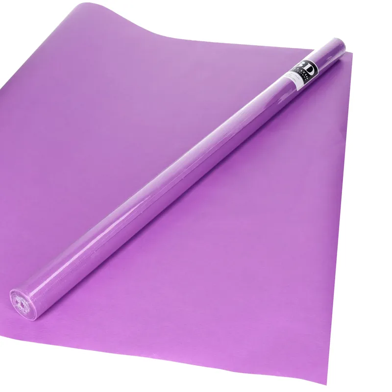Exclusieve Aanbieding Bellatio Decorations Cadeaupapier - paars - 200x70 cm - inpakpapier