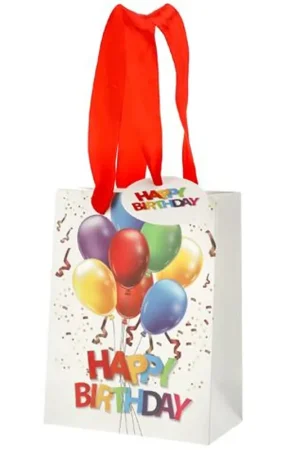 Nu Kopen Cepewa Cadeautasjes Happy Birthday - 11x14 cm - Ballonnenprint