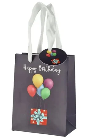 Lage Kosten Cepewa Cadeautasje - Happy Birthday - 11x14 cm - Ballonnenprint