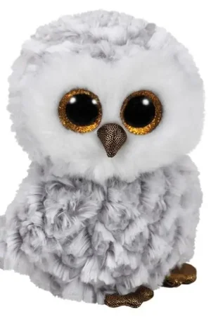 Meest Verkocht Ty Beanie uil knuffel - pluche - wit - 15 cm - bosdieren