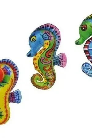 Zeepaardjes knuffels set - pluche - 27 cm - 3 stuks Alleen Vandaag