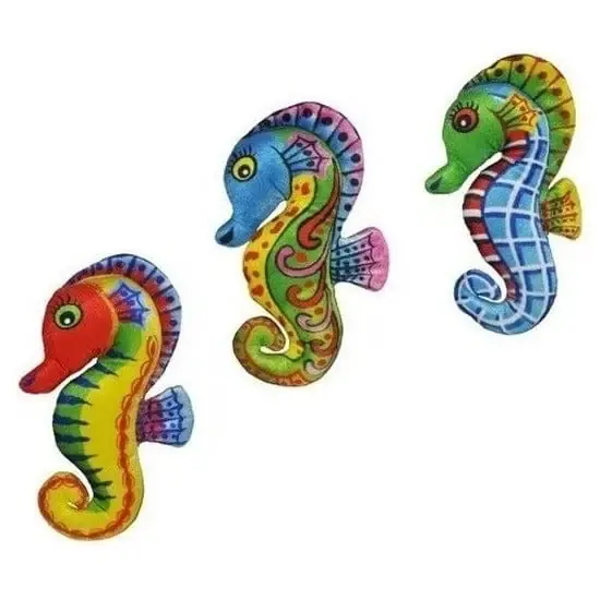 Zeepaardjes knuffels set - pluche - 27 cm - 3 stuks Alleen Vandaag