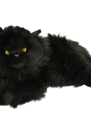 Exclusieve Aanbieding Carldick Perzische kat knuffel - pluche - zwart - 30 cm