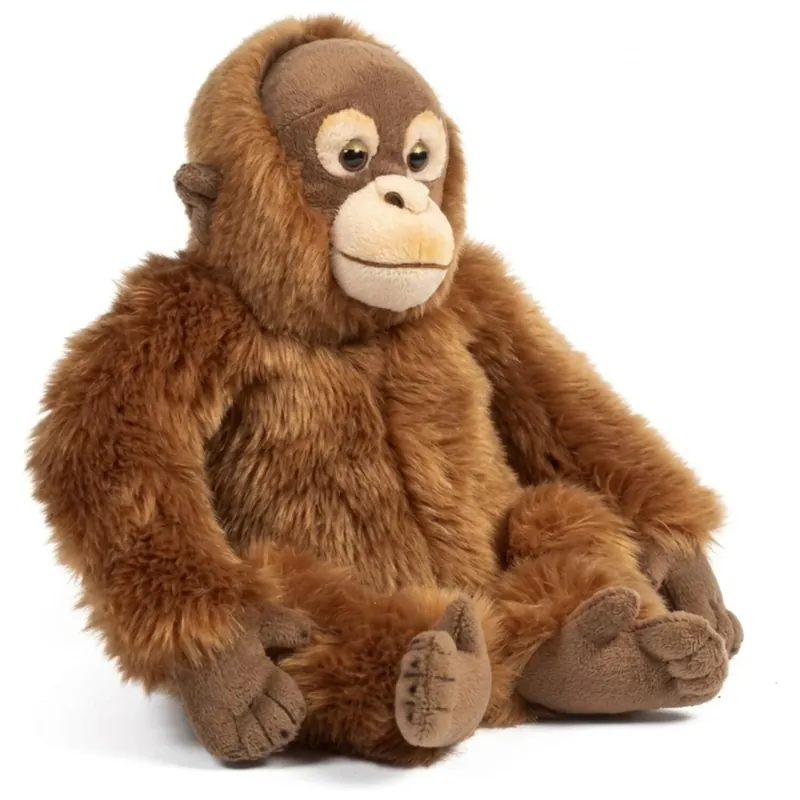 Lage Prijs Living Nature orang-oetan knuffel - pluche - 30 cm - bruin