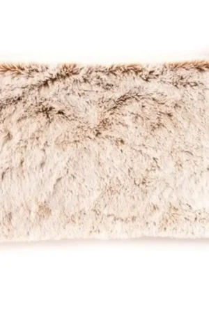 Magnetron warmte kussen - creme - pluche - 40 x 20 cm Rechtstreeks Van De Fabrikant