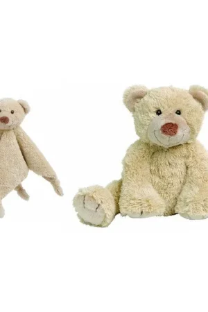 Exclusieve Aanbieding Happy Horse Boogy beer - knuffeldoekje en knuffel - beige - 24 cm - kraamcadeau